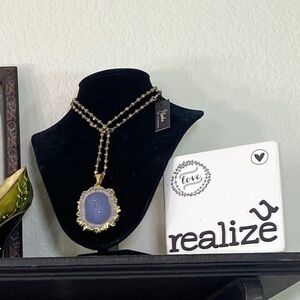 CIMBER NWT Pendant Necklace Stone Long - New with Tags